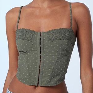 PacSun Lace Corset Top